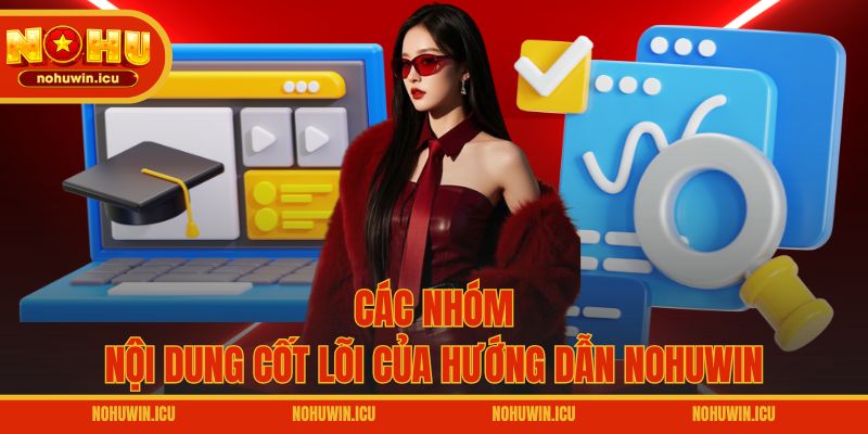 Các nhóm nội dung cốt lõi của hướng dẫn NOHUWIN
