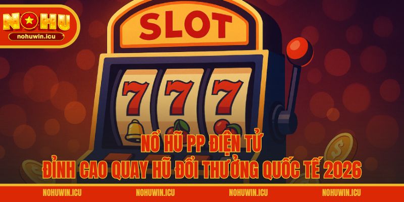 Nổ Hũ PP Điện Tử – Đỉnh Cao Quay Hũ Đổi Thưởng Quốc Tế 2026